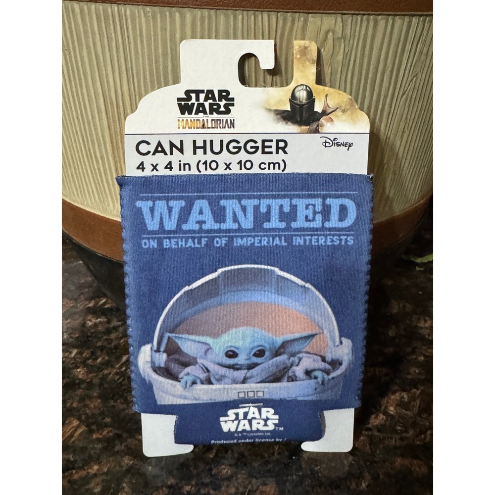 Mandalorian Baby Yoda Grogu Soda Can Cooler Hugger Coozie Coozy Koozy Holder